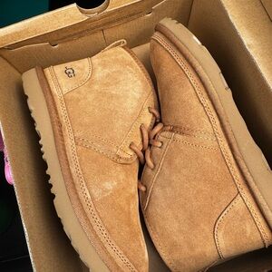 UGG Tan Chukka Boots Suede Ankle-High